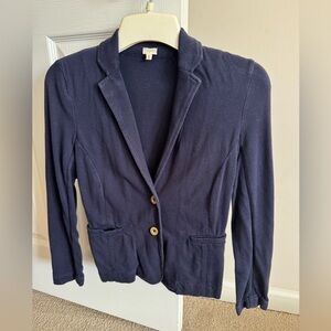 J. Crew super comfy cotton blazer, size small.